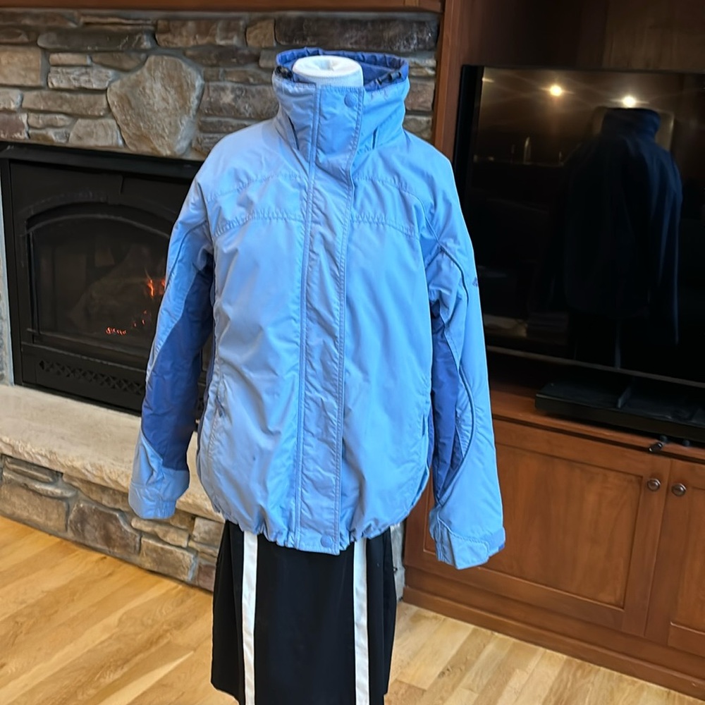 Columbia Interchange Ski/Winter Jacket 3 in 1 Shell/Fleece jacket Blue Womens SM